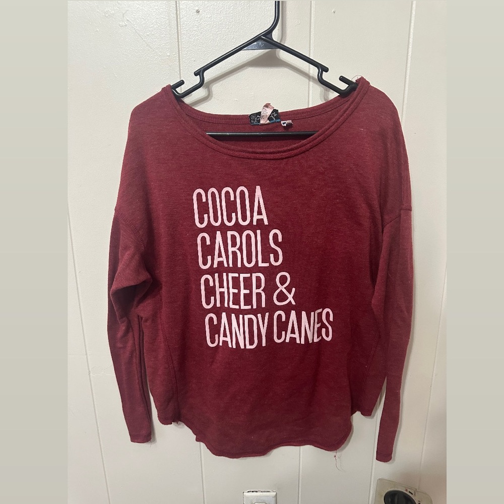 Livy Lu long sleeve Christmas Blouse